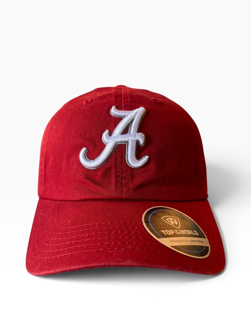 Alabama Crimson Tide 2021 National Championship Top of the World Adjustable Hat